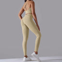 Sportswear High Waist Leggings Sports Bra Seamless Tracksuit Fitness Workout Outfits Gym Wear