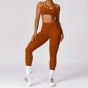 Sportswear Gym Clothing Fitness Short Sleeve Crop Top High Waist Leggings Sports Suits