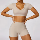 2PCS Yoga Set Gym Clothes Sportswear Yoga Suits For Women's Fitness