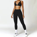 Sport Suit Gym Wear Workout Clothes Gym High Waist Legging Fitness Sports Wear