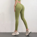 Back V Leggings Scrunch Yoga Pants Push Up Sports High Waist Legging Women Running Fitness Gym Clothes Workout Tights Sportswear