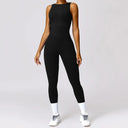 Gym Clothing Backless Set Short Fitness Bodysuit Siamese Workout Tracksuit