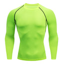 Compression Long sleeve T Shirt for Fitness and Running