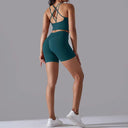 Seamless Leggings Sports Bra Suit Female Clothing High Waist Shorts Workout Clothes