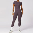 Yoga Set 2 Pieces Women Tracksuits Workout Sportswear Gym
