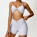 Yoga Set Workout Outfits for Women Tracksuit 2PCS Sport Bra High Waist