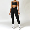 Yoga Set Workout Outfits for Women Tracksuit 2PCS Sport Bra High Waist