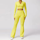 2PCS Seamless Women Yoga Set Sportswear Gym Push Up Workout