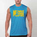 Brand Men's Gym Quick Dry Muscle Tank Top Fashion Singlets Mesh Fitness Korean Clothing Slimming Training Breathable Vest