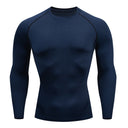 Compression Long sleeve T Shirt for Fitness and Running