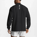 High-neck Long Sleeve Tshirt Breathable Fitness Fashion Clothing  T Shirt