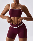 React Lisa Seamless Shorts - Red