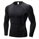Long Sleeve workout compression breathable shirt for Men
