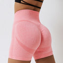 Seamless Shorts for Women Push Up Scrunch Butt Workout Shorts Running Fitness Sports Short Gym Clothing High Waist Yoga Shorts