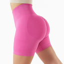 Seamless Yoga Shorts Women Fitness Shorts Running Cycling Shorts Breathable Sports