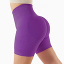 Seamless Yoga Shorts Women Fitness Shorts Running Cycling Shorts Breathable Sports