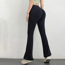 Sports Flared Pants Casual Yoga Pants High Waist Sports Leggings Women Push up Gym Running Leggings Women Workout Tights Female