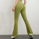 Sports Flared Pants Casual Yoga Pants High Waist Sports Leggings Women Push up Gym Running Leggings Women Workout Tights Female