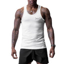 Top Selling Fitness Summer Mens Mesh Quick Dry Tank  Gym Work Vest TShirt Slim 2023 Training Sleeveless Singlets