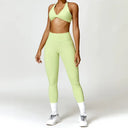 Women Seamless Yoga Set 2PCS Gym Workout Clothes for Female