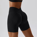 Women Sports Short Yoga Legging Shorts Squat High Waist Scrunch Butt Fitness Tight Shorts Cycling Workout Gym Push Up Shorts
