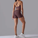 Seamless Leggings Sports Bra Suit Female Clothing High Waist Shorts Workout Clothes