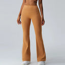 Women Yoga Pants Hip Lift  Flared Wide Leg Stretch Fitness Wear Slim Fit Gym Push Up Workout Leggings Trousers Female Clothes