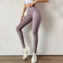 React LUXE Scrunch Bow Legging - Mauve